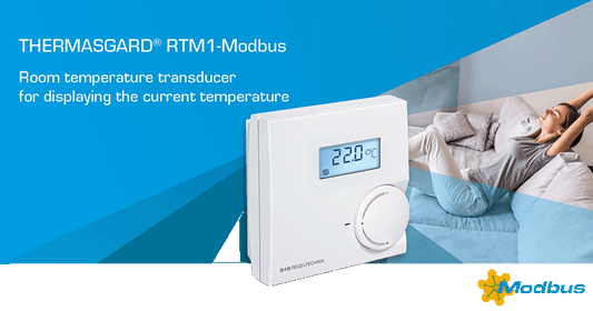 Raumtemperatur-Messumformer mit Modbus-Anschluss